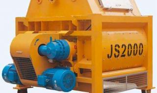 双卧轴JS1000强制式混凝土搅拌机每小时可出多少料 强制式混凝土搅拌机